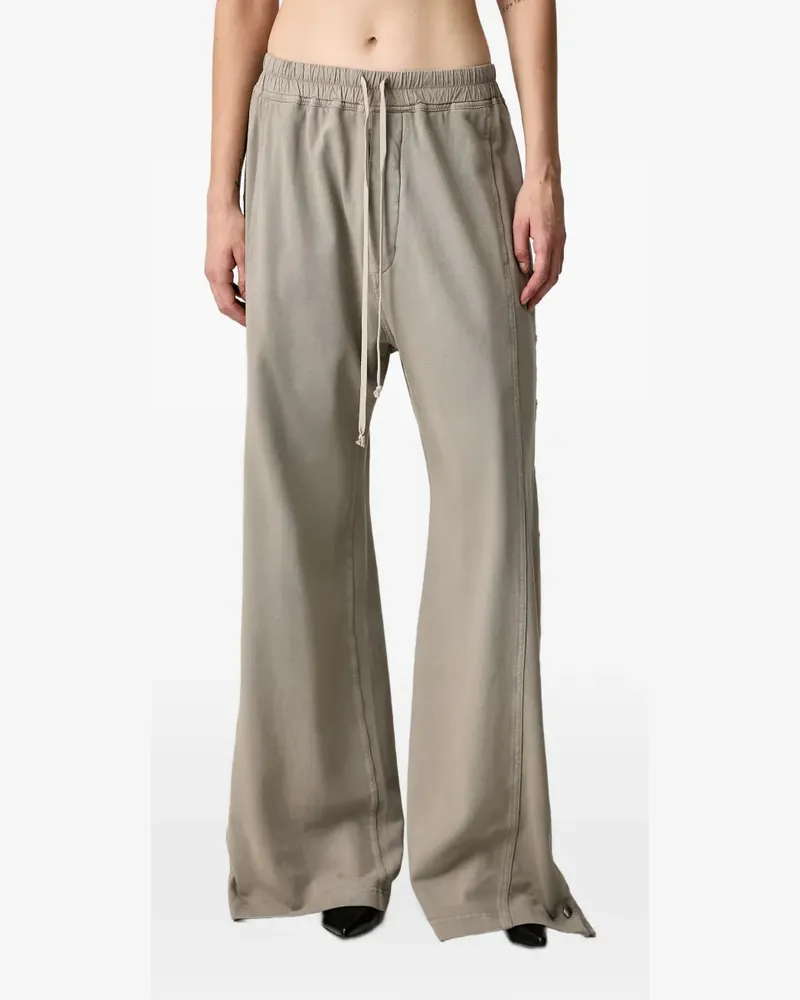 DRKSHDW by Rick Owens Pusher press-stud drawstring track pants - Grün Grün