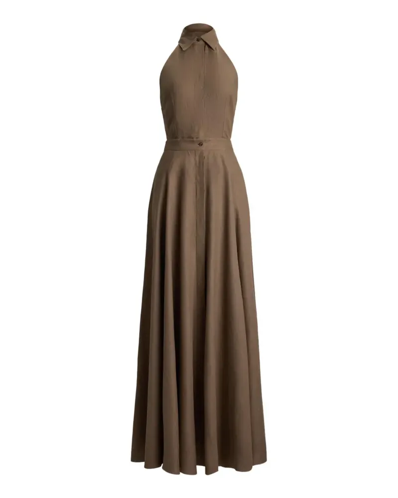 Ralph Lauren Eldred Maxikleid - Braun Braun