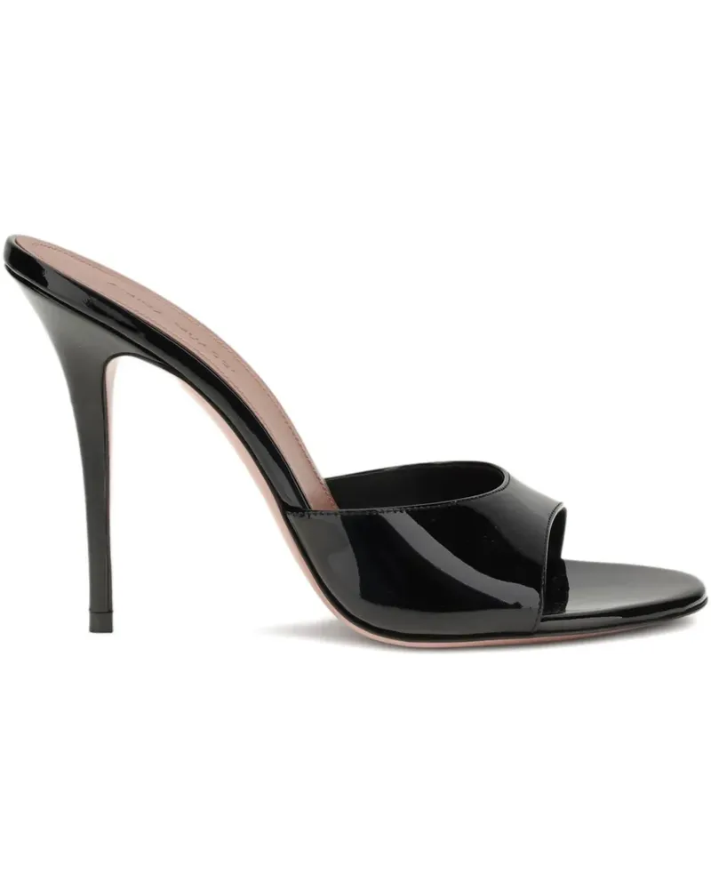 Amina Muaddi Elodie Sandalen 105mm - Schwarz Schwarz
