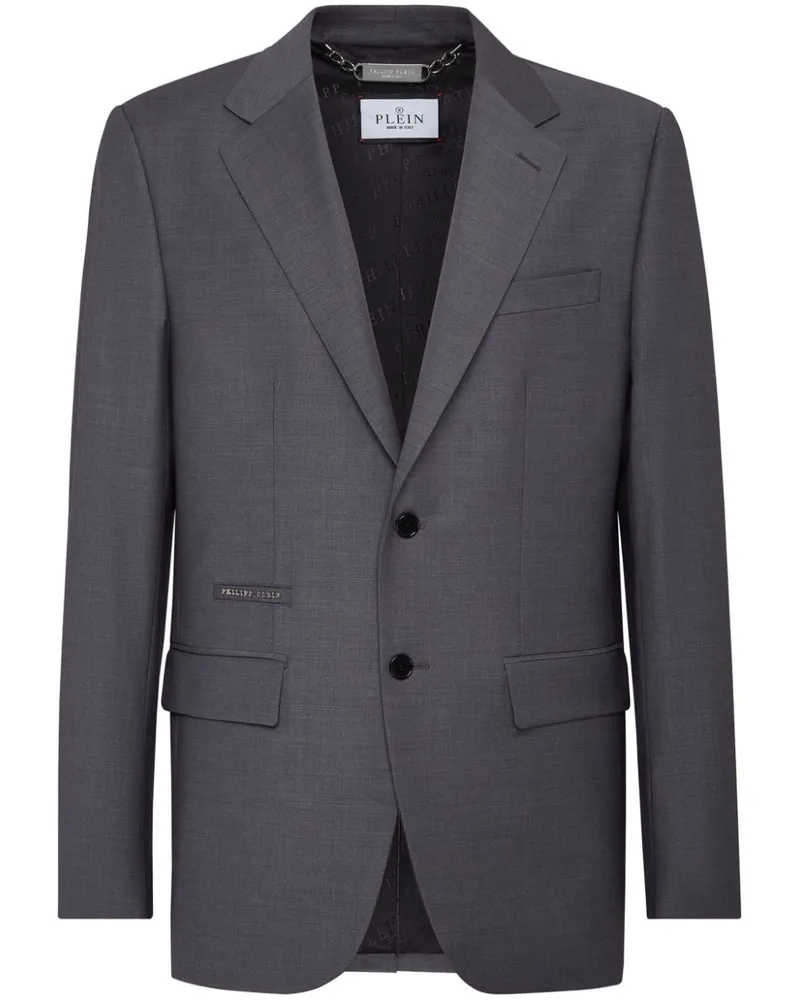 Philipp Plein Klassisches Sakko - Grau Grau