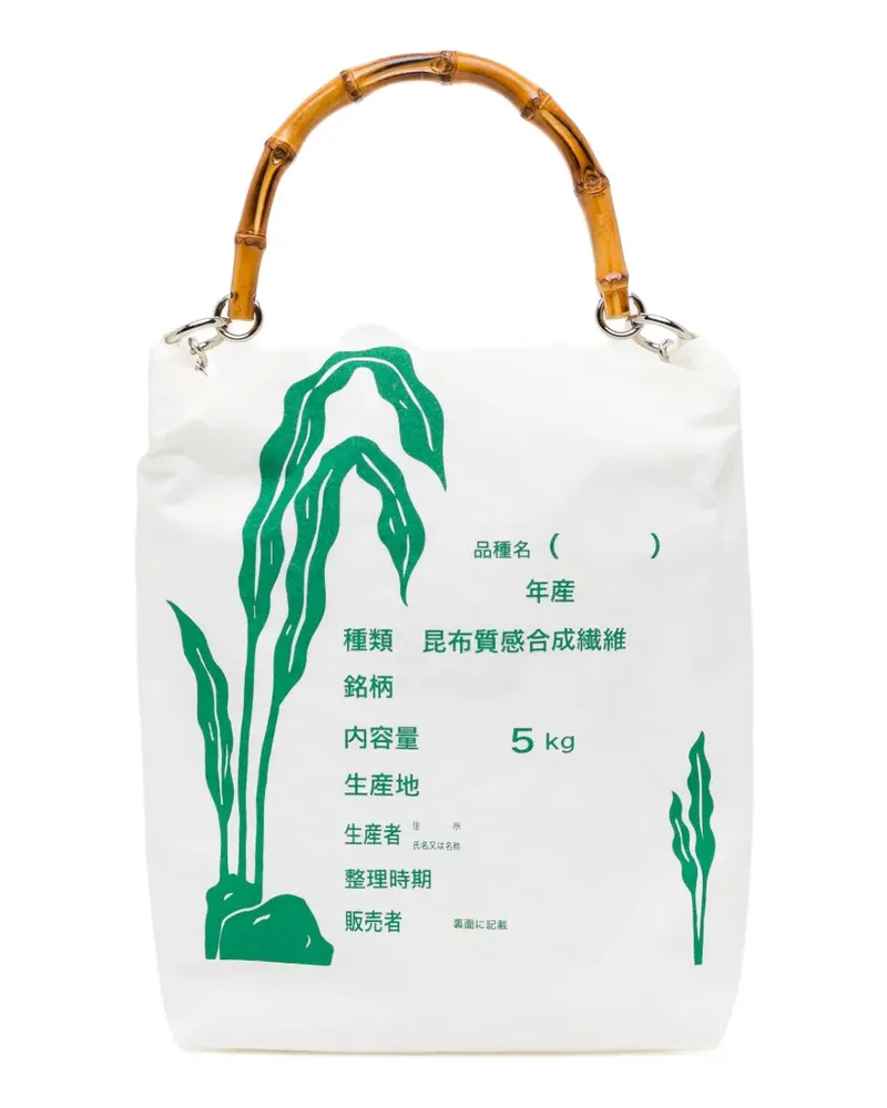 Doublet Rice tote bag - Weiß Weiß
