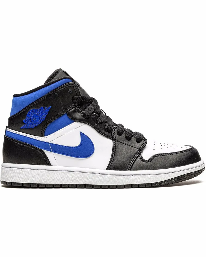 Jordan Air  1 Mid Sneakers - Weiß Weiß