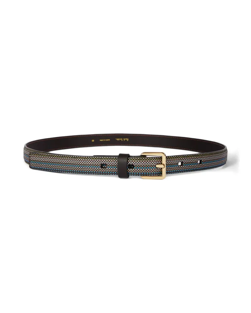 Paul Smith woven buckle belt - Schwarz Schwarz