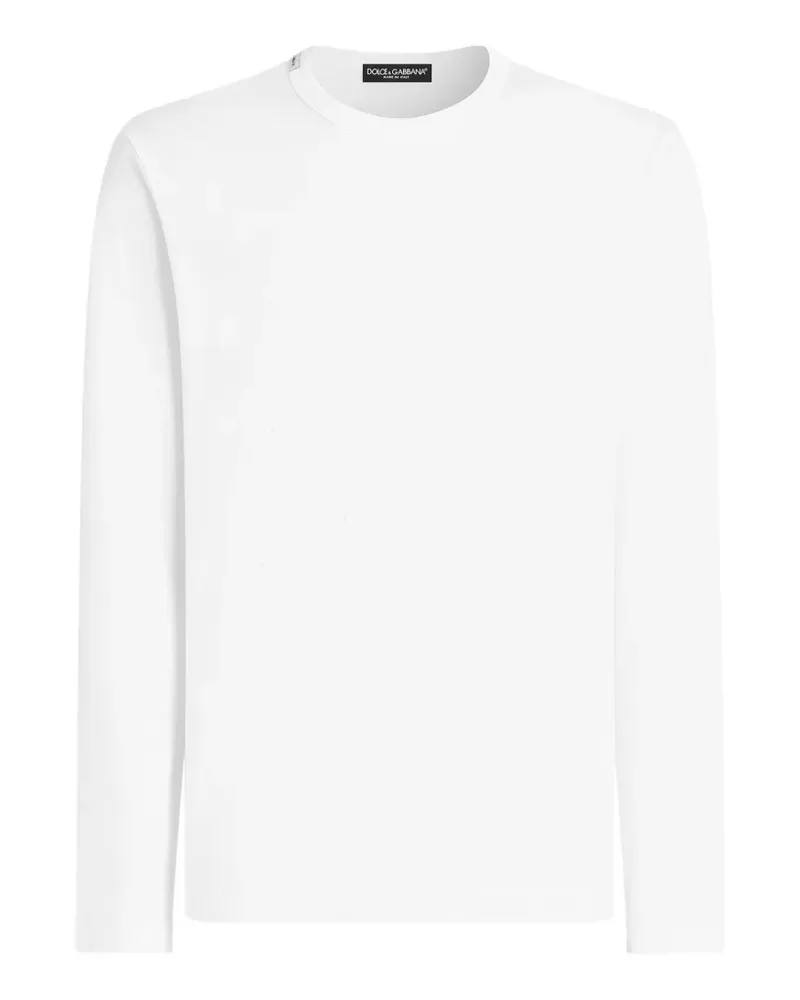 Dolce & Gabbana T-Shirt aus Jersey - Weiß Weiß