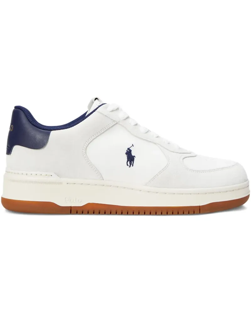 Ralph Lauren Master Court Sneakers - Weiß Weiß
