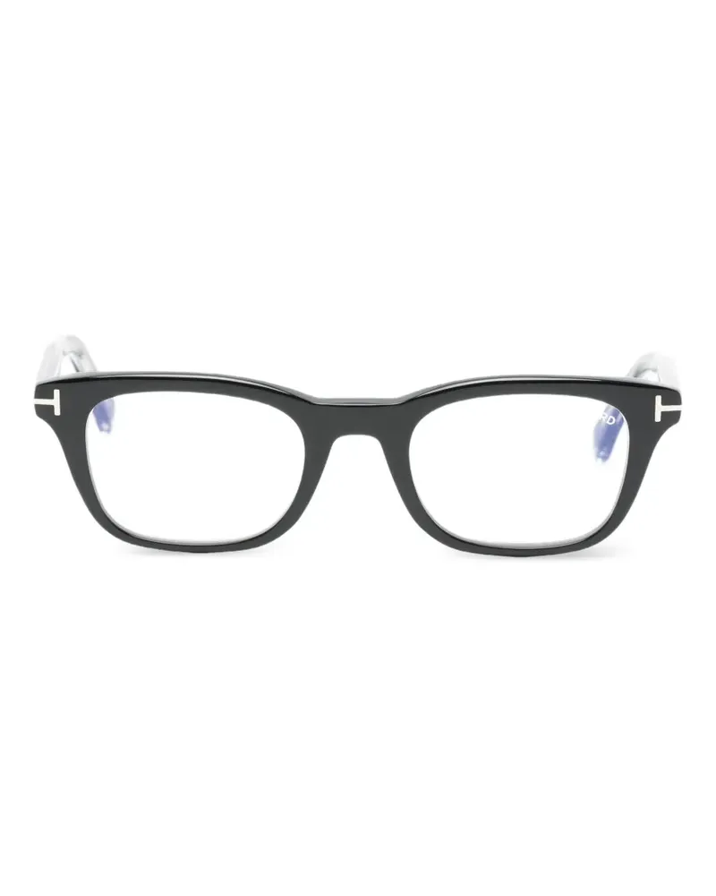 Tom Ford Icon Brille mit geometrischem Gestell - Schwarz Schwarz
