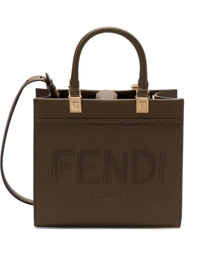 Fendi Kleine Sunshine Handtasche - Braun Braun