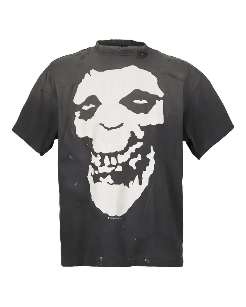 SAINT MXXXXXX T-Shirt mit grafischem Print - Grau Grau