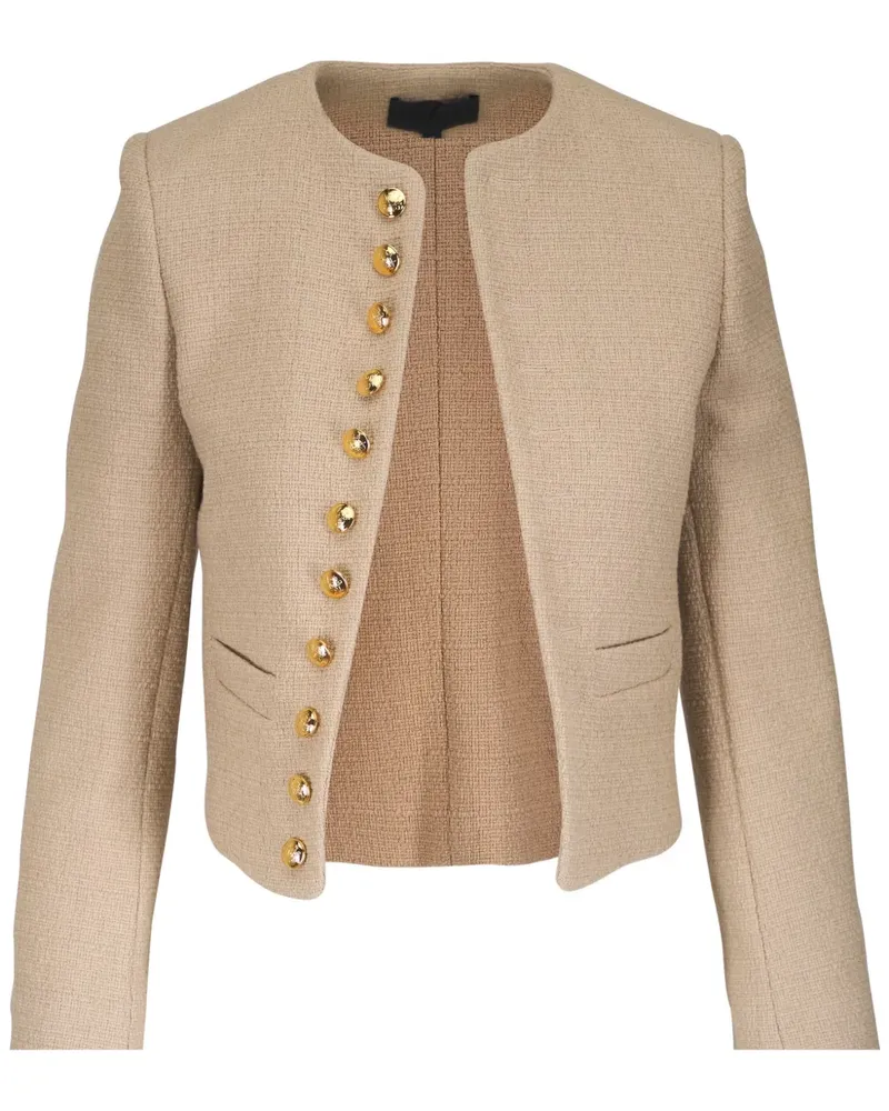 Nili Lotan Jacke aus Tweed - Nude Nude