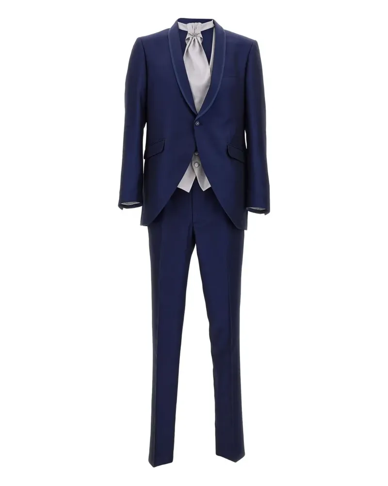 Carlo Pignatelli Einreihiger Anzug - Blau Blau