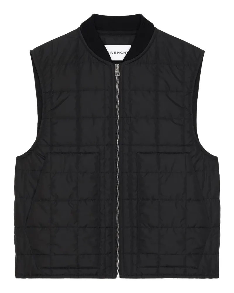 Givenchy Couture Seam quilted gilet - Schwarz Schwarz