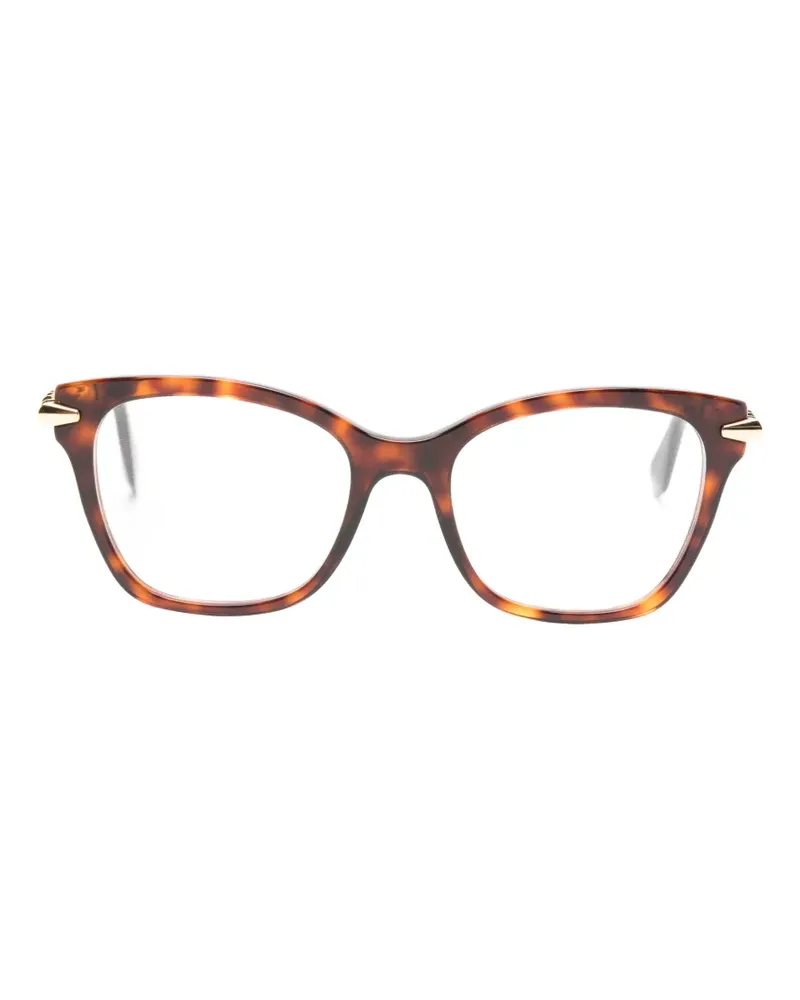 Bulgari Brille in Schildpattoptik - Braun Braun