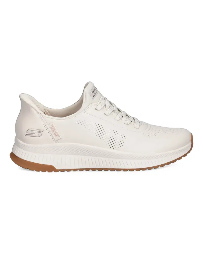 Skechers Perforierte Bobs Squad 4 Slip-Ins Sneakers - Nude Nude