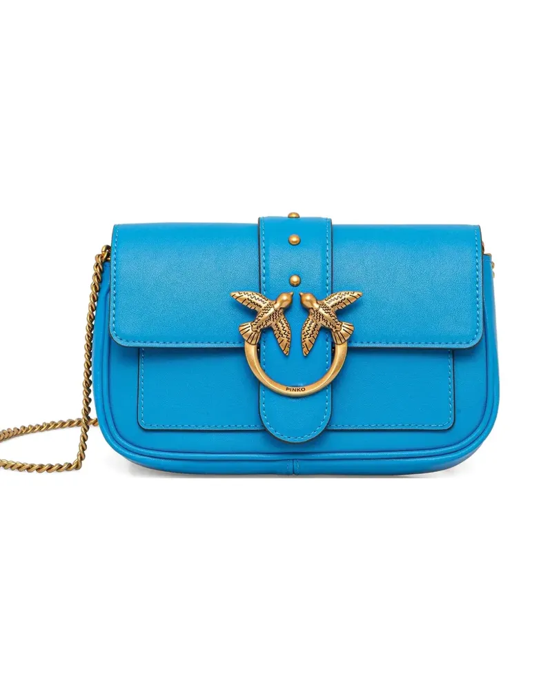 Pinko Mini Love One Satchel-Tasche - Blau Blau