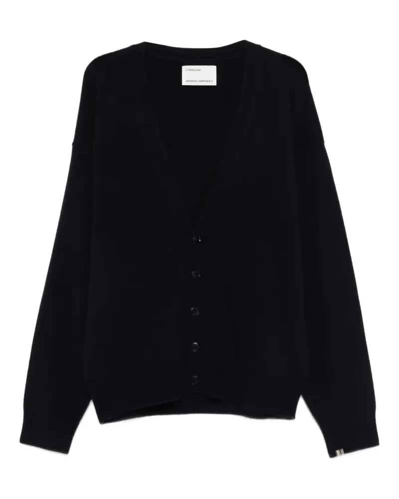extreme cashmere Jonah buttoned cardigan - Blau Blau