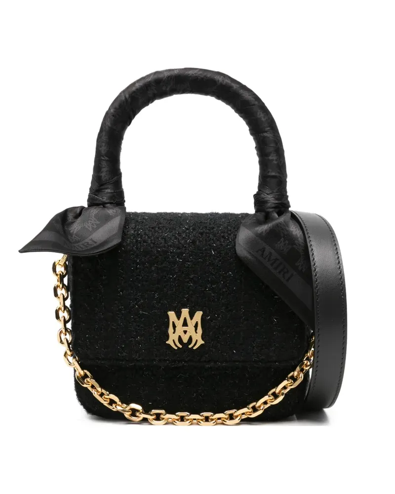 Amiri Clutch mit Logo-Schild - Schwarz Schwarz
