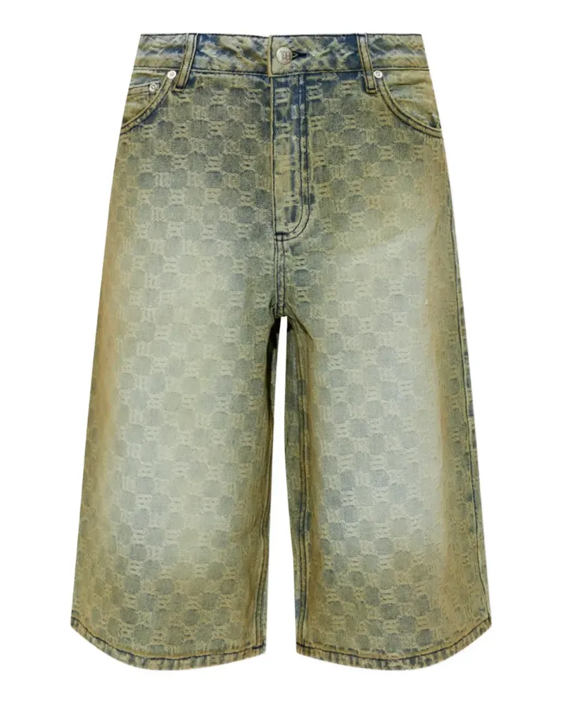 MISBHV check pattern shorts - Blau Blau