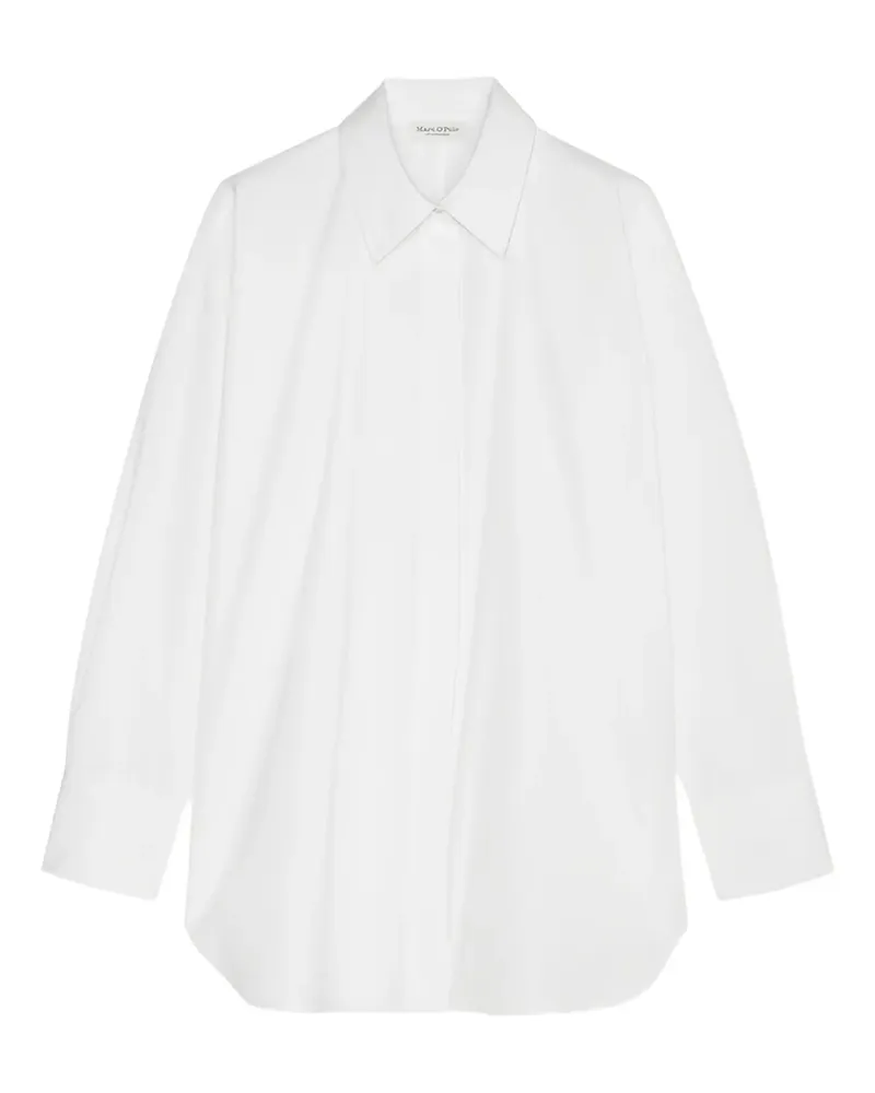 Marc O'Polo Hemd mit spitzem Kragen - Weiß Weiß