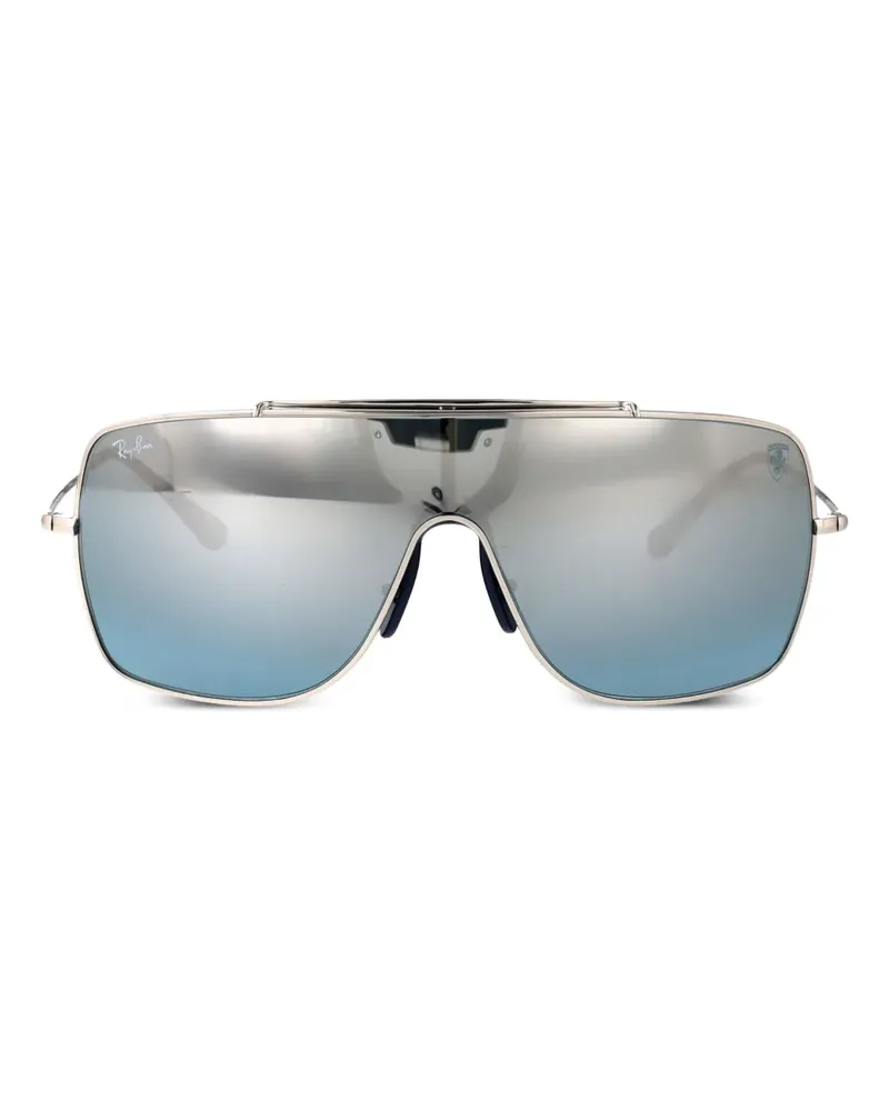 Ray Ban Oversized-Sonnenbrille - Silber Silber