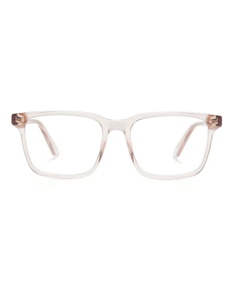 Gucci Sonnenbrille mit transparentem Gestell - Braun Braun