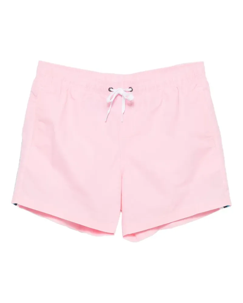 Sundek stripe-detail swim shorts - Rosa Rosa