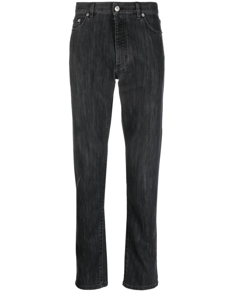 Ermenegildo Zegna Klassische Slim-Fit-Jeans Grau