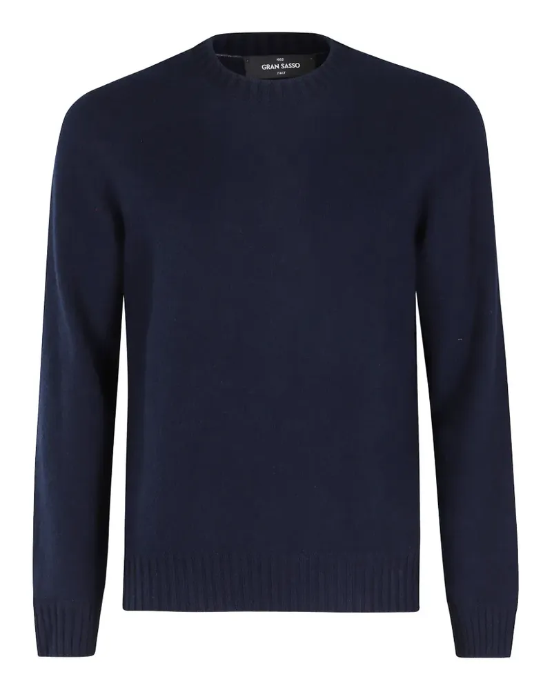 Gran Sasso crew-neck knitted sweater - Blau Blau