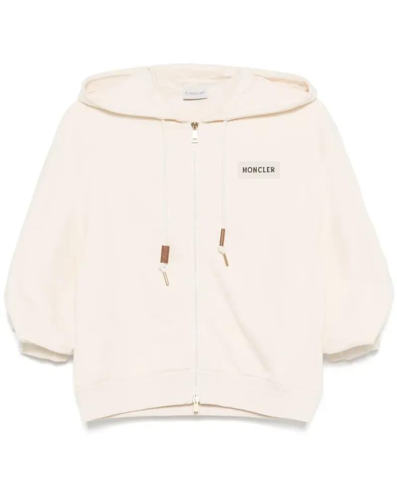 Moncler Kapuzenjacke mit Reißverschluss - Nude Nude