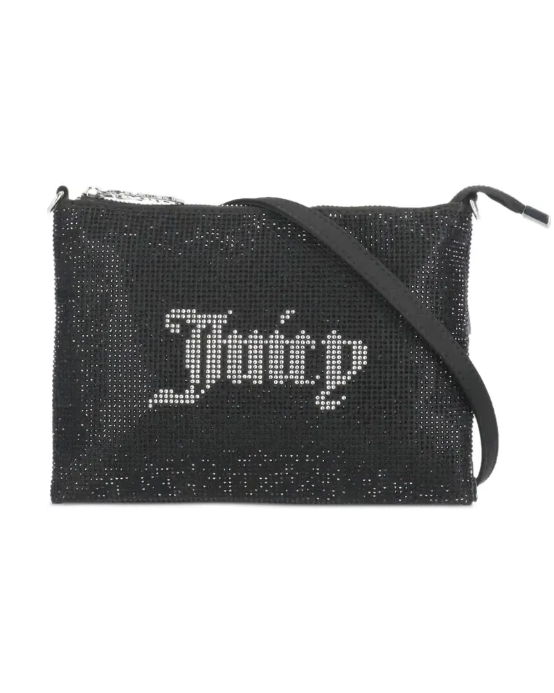 Juicy Couture Clutch mit Strass-Logo - Schwarz Schwarz