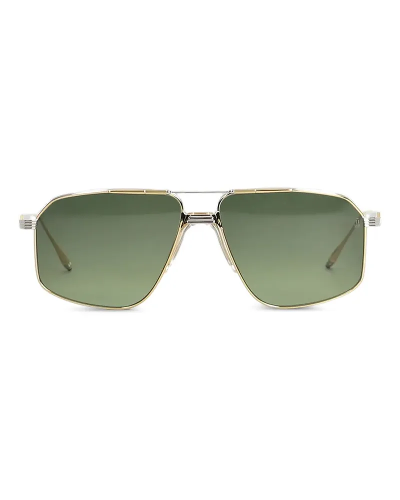 Jacques Marie Mage Jagger geometric-frame sunglasses - Gold Gold