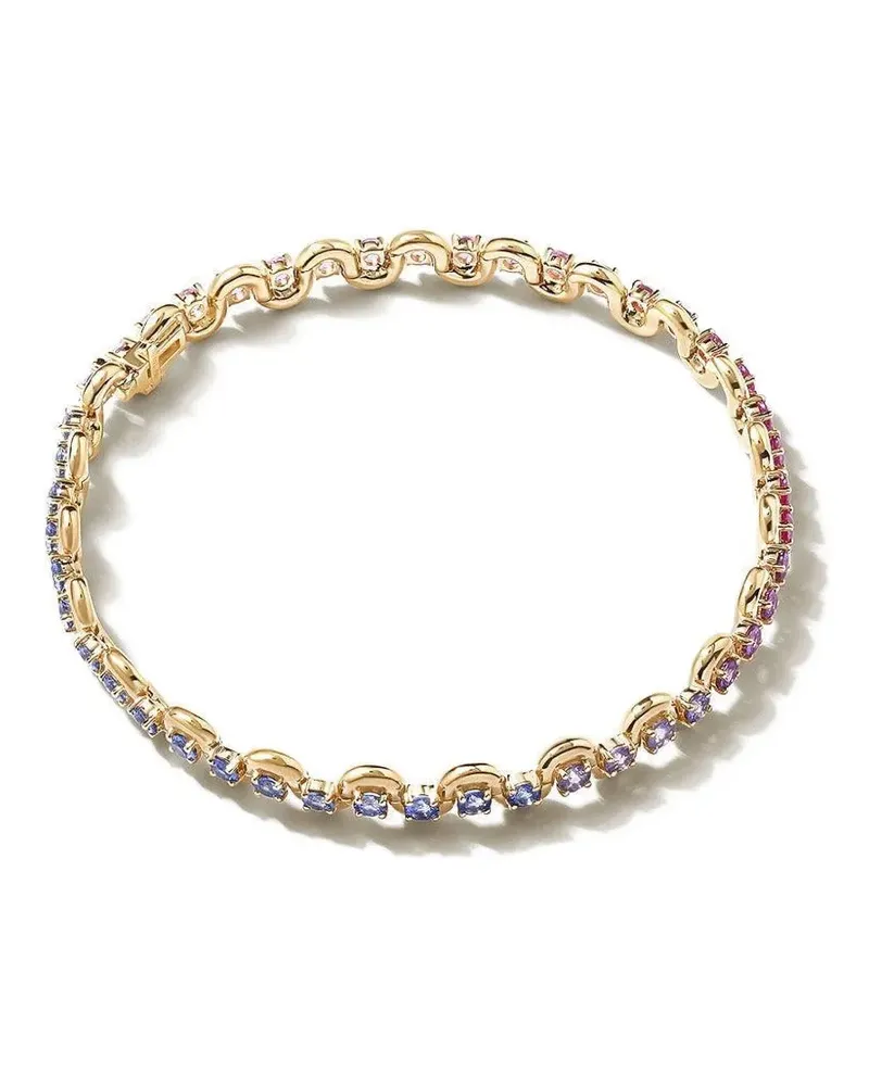 State Property 18kt Edessa Mist Gelbgoldarmband mt Saphir Gold