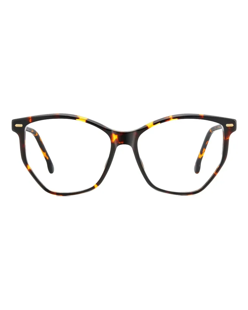 Carrera Brille mit eckigem Gestell - Braun Braun