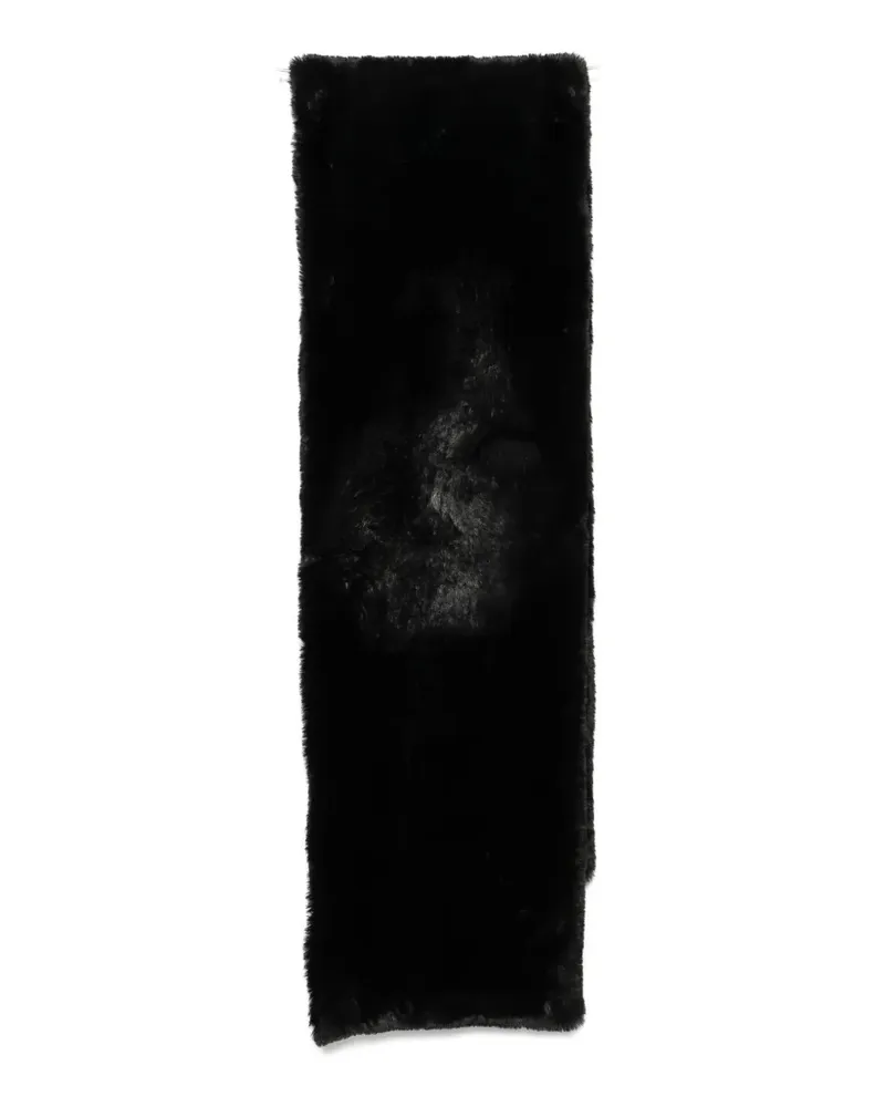 Max Mara Schal aus Seide - Schwarz Schwarz