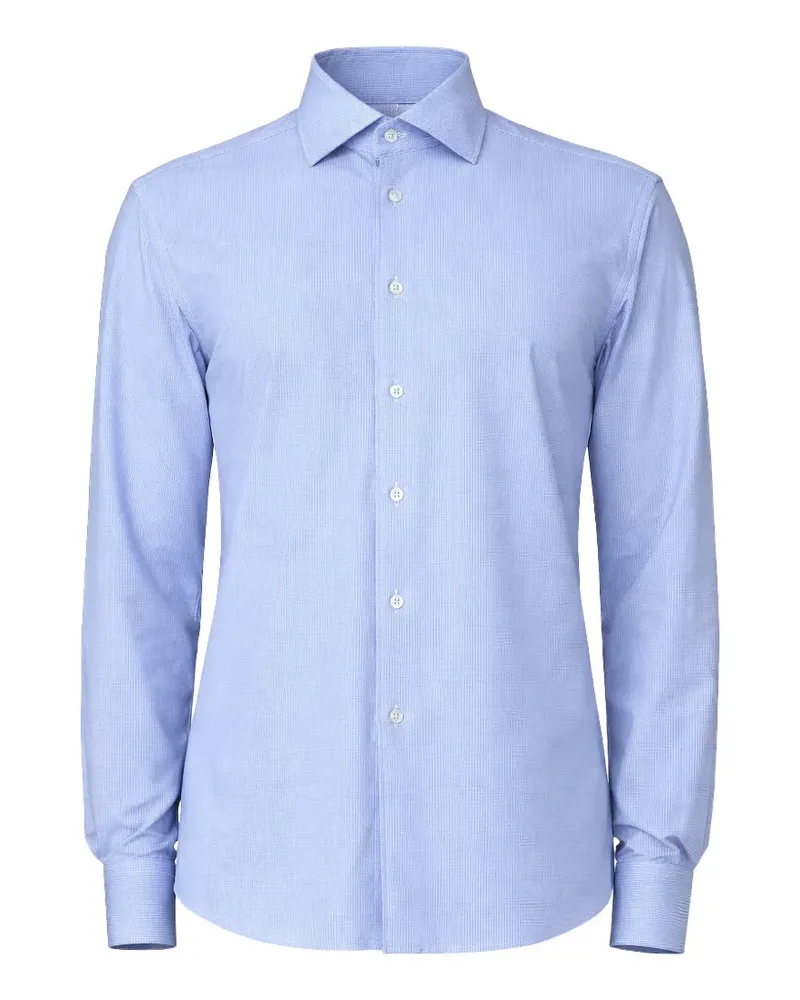 Corneliani textured shirt - Blau Blau