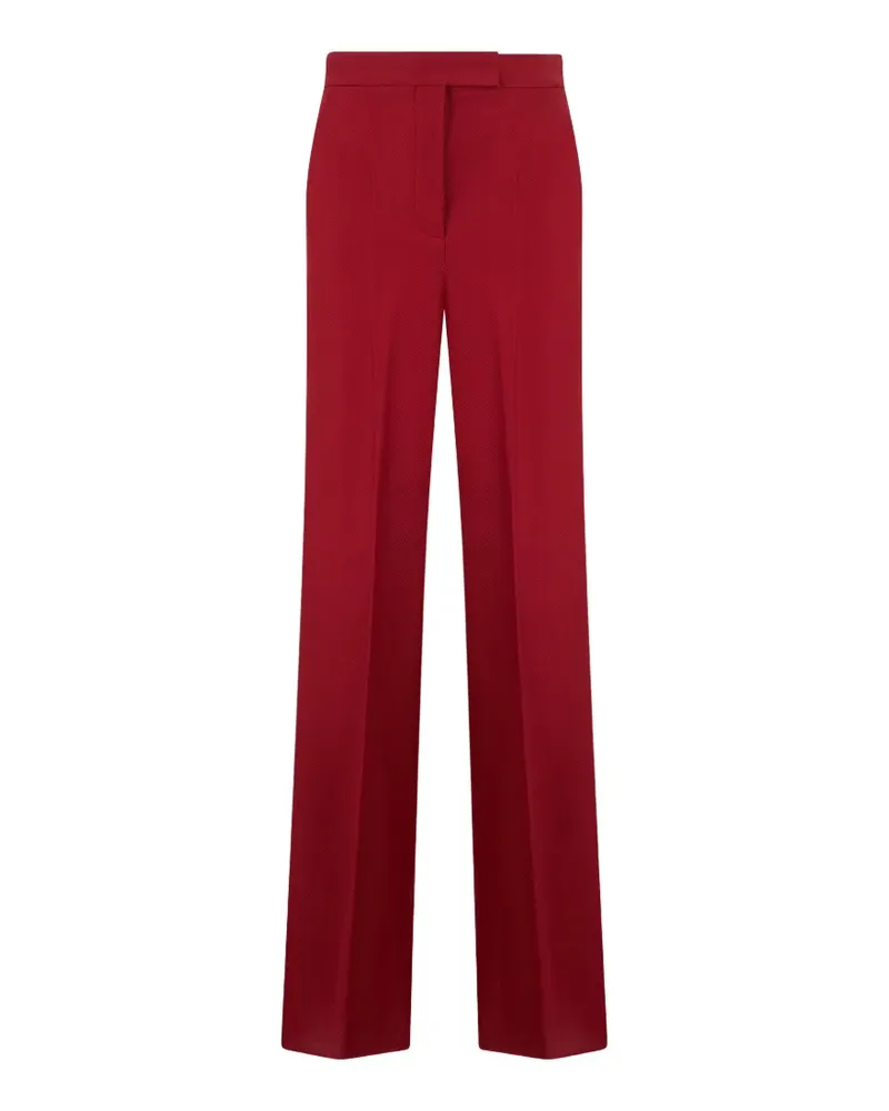 Max Mara high-waisted cotton trousers - Rot Rot
