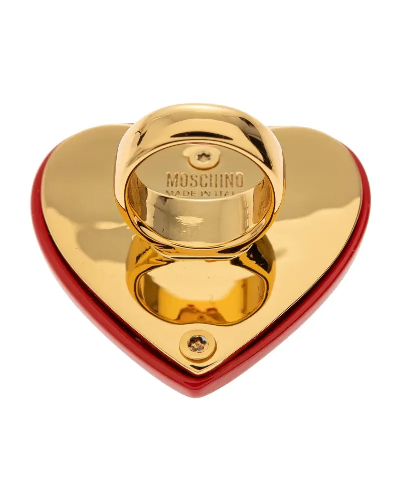 Moschino heart ring - Gold Gold