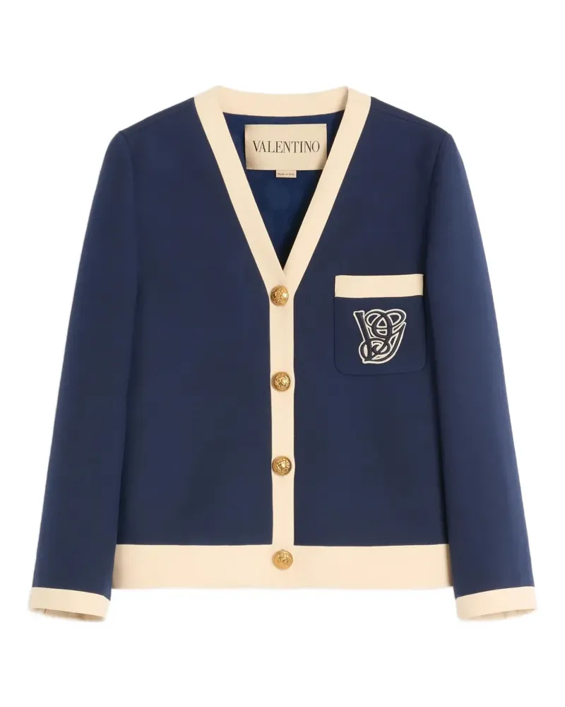 Valentino Garavani Zweifarbiges Sakko - Blau Blau