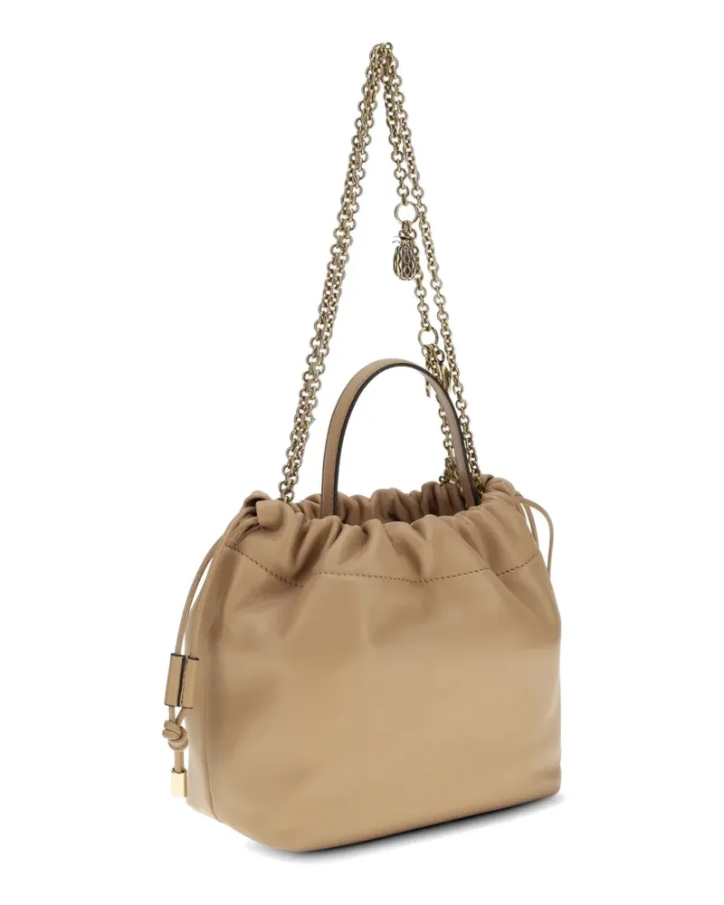 Chloé chain charm bucket bag - Nude Nude