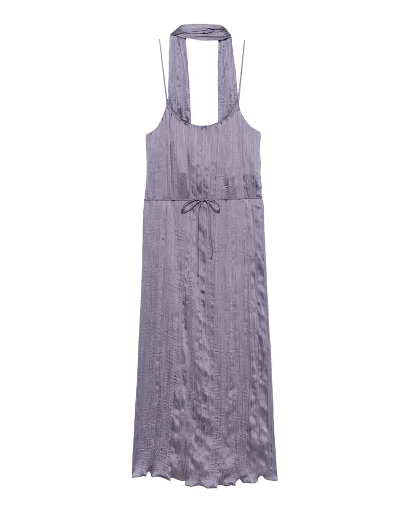 Posse Esme Midikleid mit Knitteroptik - Violett Violett