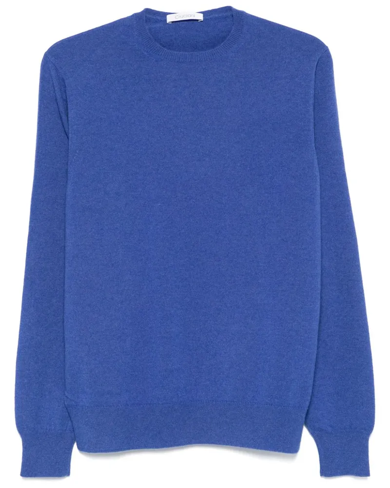 Cruciani Klassischer Kaschmirpullover - Blau Blau
