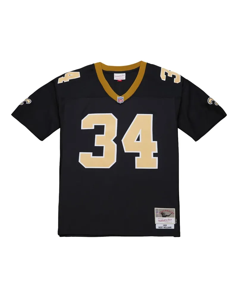 Mitchell & Ness x NFL New Orleans Saints 1999 Ricky Williams T-Shirt - Schwarz Schwarz