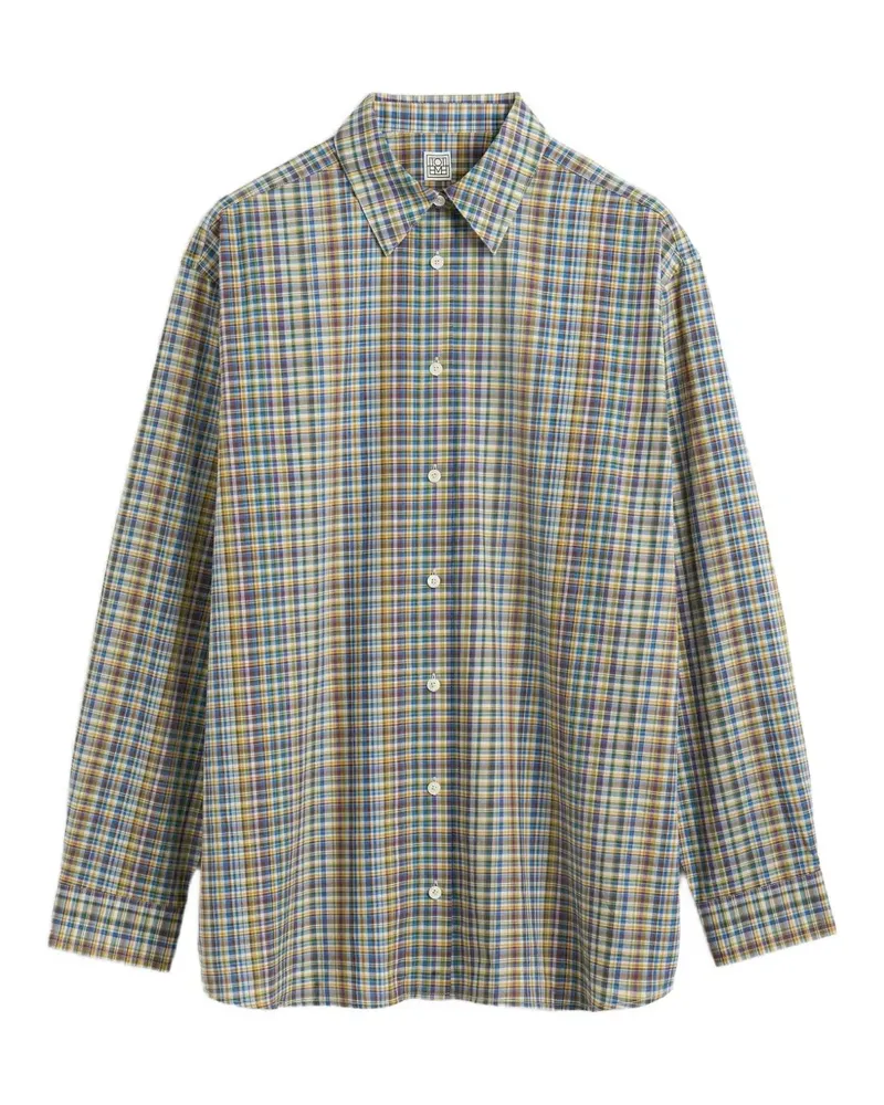 Totême Hemd mit Karomuster - Blau Blau