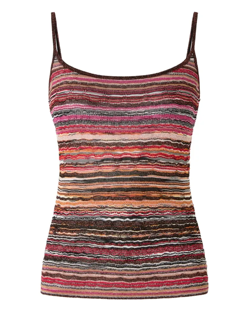 Missoni Gestreiftes Trägershirt - Schwarz Schwarz