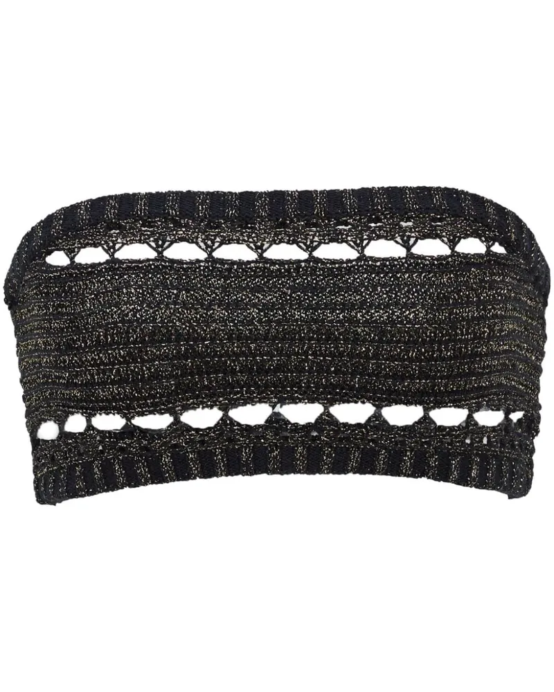 Retrofête Gestricktes Luiz Top - Schwarz Schwarz