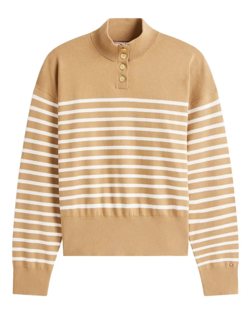 Tommy Hilfiger striped buttoned sweater - Nude Nude