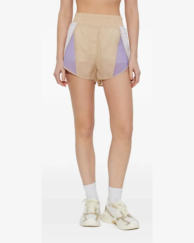 EA7 Shorts in Colour-Block-Optik - Nude Nude