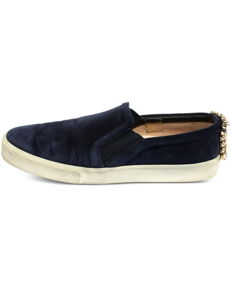 Stuart Weitzman Pre-owned Harlow Slip-On-Sneakers - Blau Blau