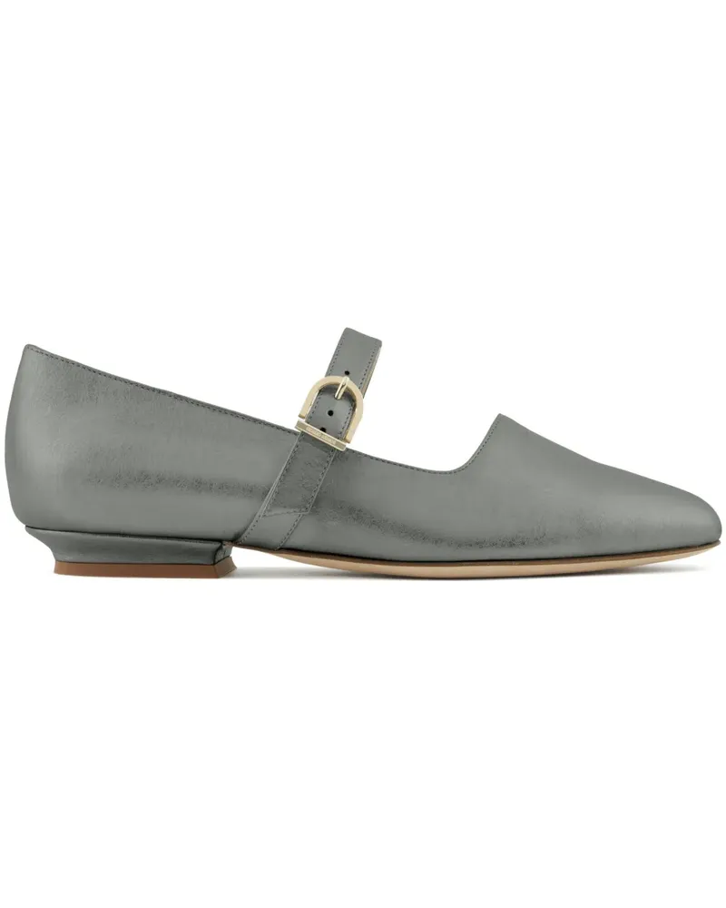 Giorgio Armani Ballerinas mit Lamé-Effekt - Grau Grau
