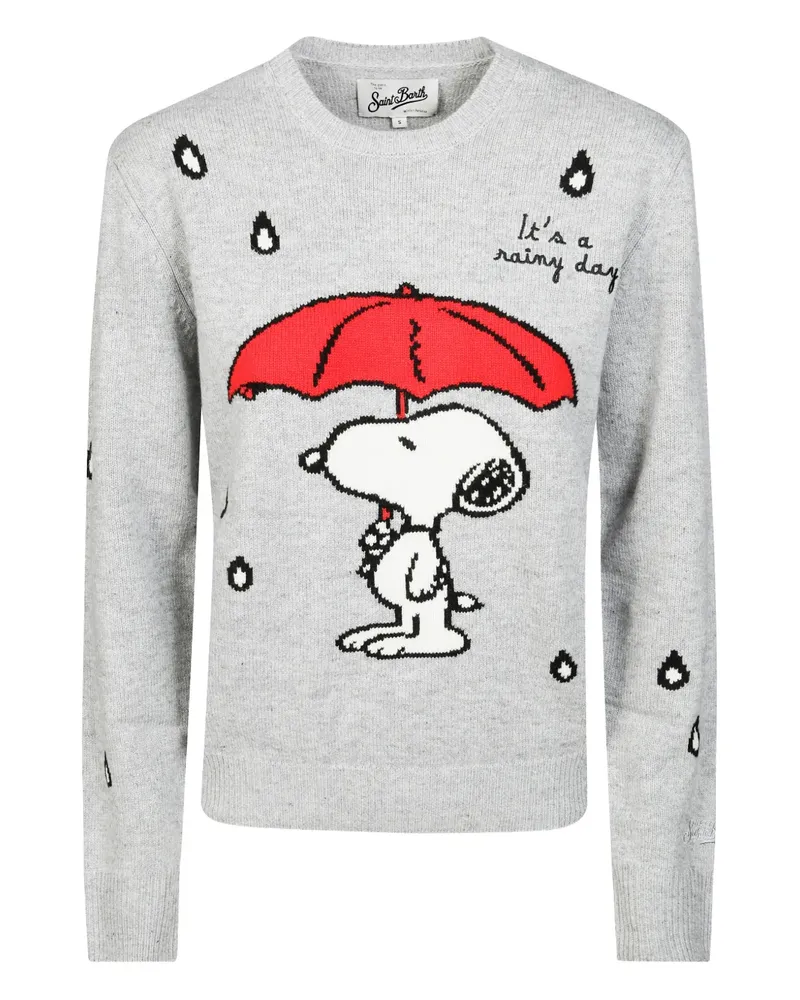 MC2 Saint Barth New Queen Snoopie Loves Rain Pullover - Grau Grau