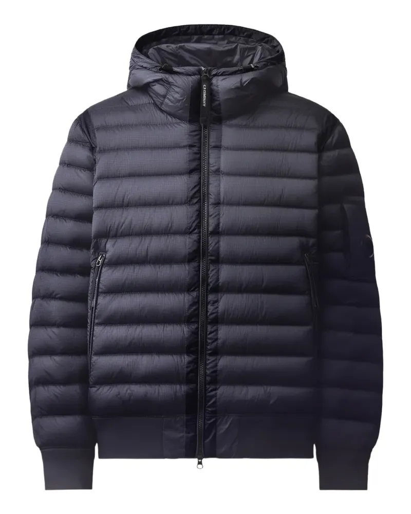 C.P. Company quilted hooded jacket - Blau Blau